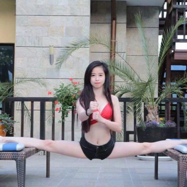 穿高跟鞋练一字马 越南跆拳道选手被封宅男女