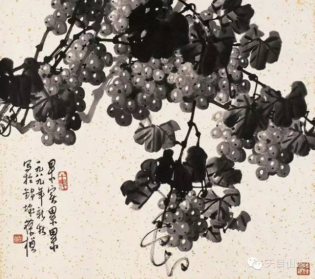 技法篇——国画写意葡萄步骤画法
