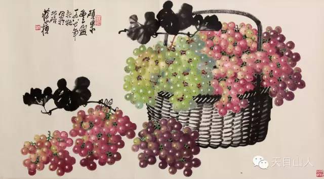 技法篇——国画写意葡萄步骤画法