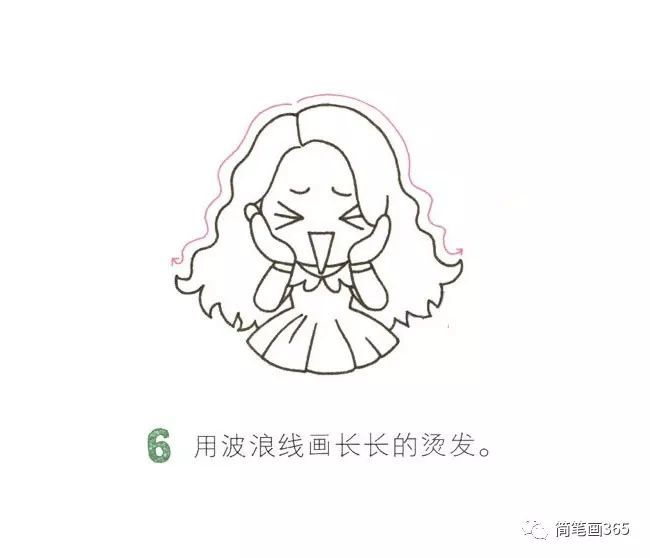 简笔画小女孩 简笔画大全