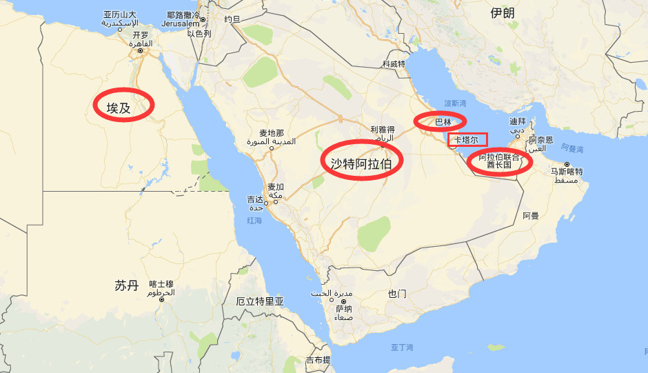 卡塔尔人口和面积_被七国 围攻 的卡塔尔是个怎样的国家