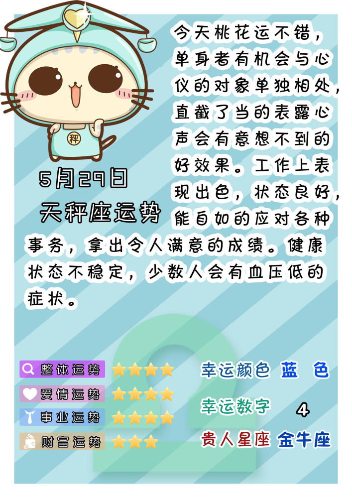 星座天秀 5月29日星座运势 天秤座有桃花运 天蝎座爱拼才会赢 射手座开心一整天 看点快报