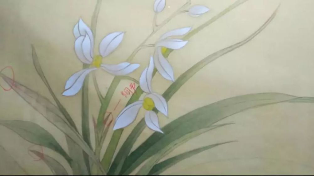 果断收藏!教你画一幅意境优美的兰花蝴蝶