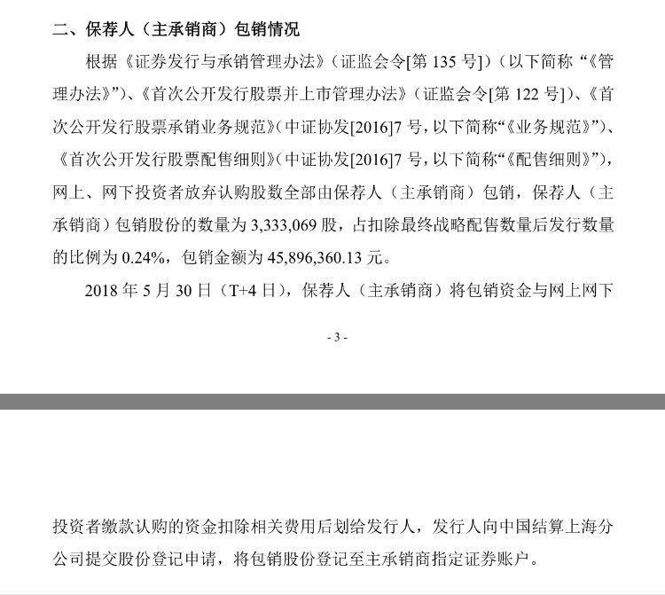 工业富联:333.3万股遭弃购,将由承销商全额包销