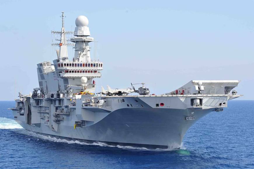 欧洲也有双航母?意大利海军双航母编队开展大规模演习