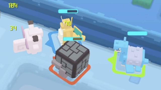 任豚 Pokemon Quest Switch 手机免费玩 方块版本的宝可梦 看点快报
