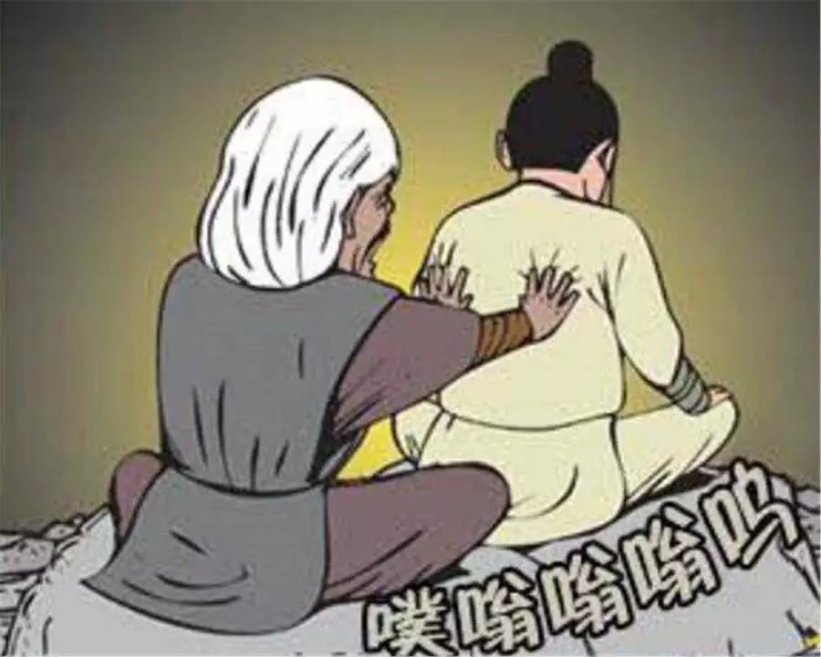 搞笑漫画:师傅即将老去,打算传功给徒弟,可是传到一半