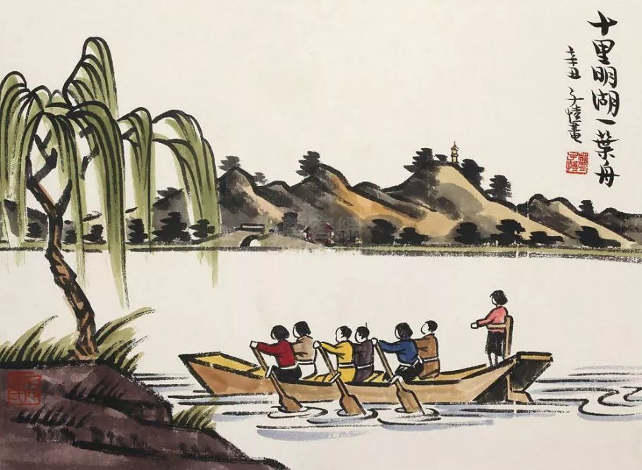 古诗文中的童趣:小娃撑小艇,偷采白莲回