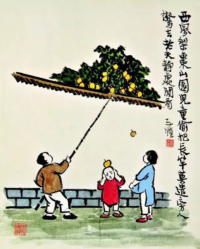 古诗文中的童趣:小娃撑小艇,偷采白莲回