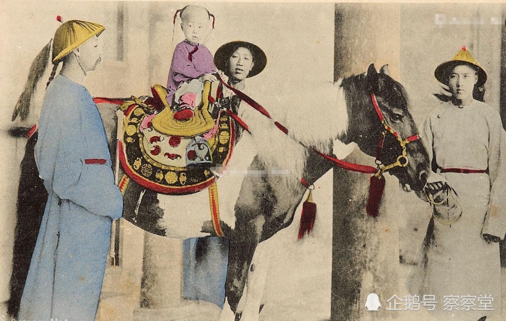 光绪皇帝儿时照片,可爱萌萌哒