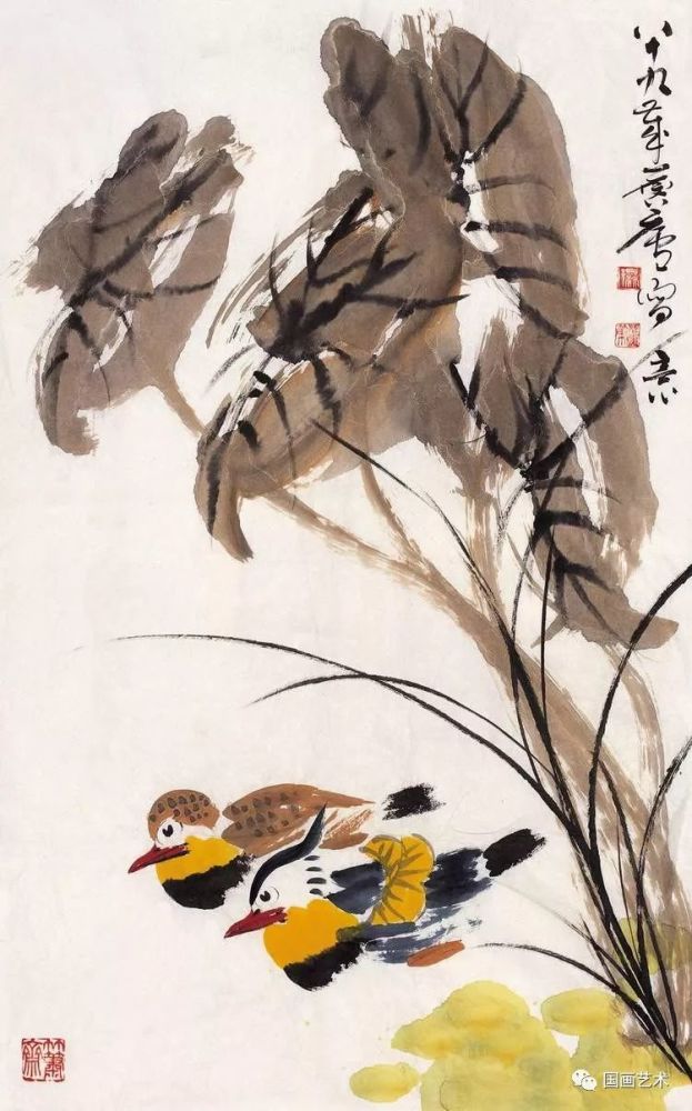 书画联盟丨许麟庐写意花鸟行笔如风