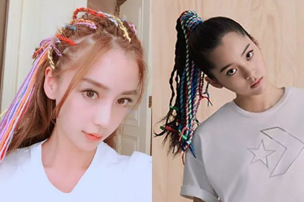 王菊黑胖yami小眼睛怎么改造的那么美?《编发