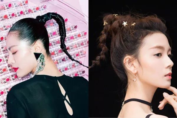 王菊黑胖yami小眼睛怎么改造的那么美?《编发