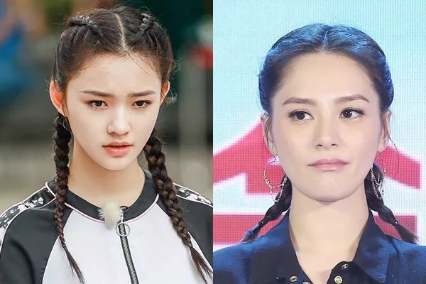 王菊黑胖yami小眼睛怎么改造的那么美?《编发