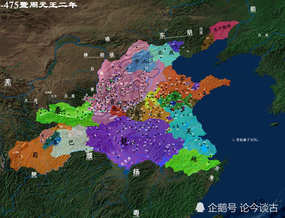 春秋五霸时期,晋文公称霸时期,灭代国!
