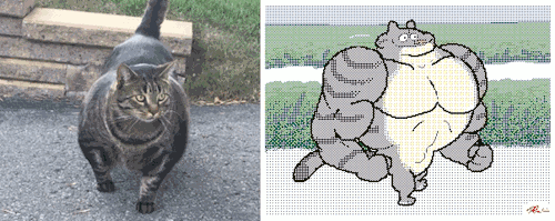 根据一些网红萌宠照片做了一组脑洞大开小动画,太好玩