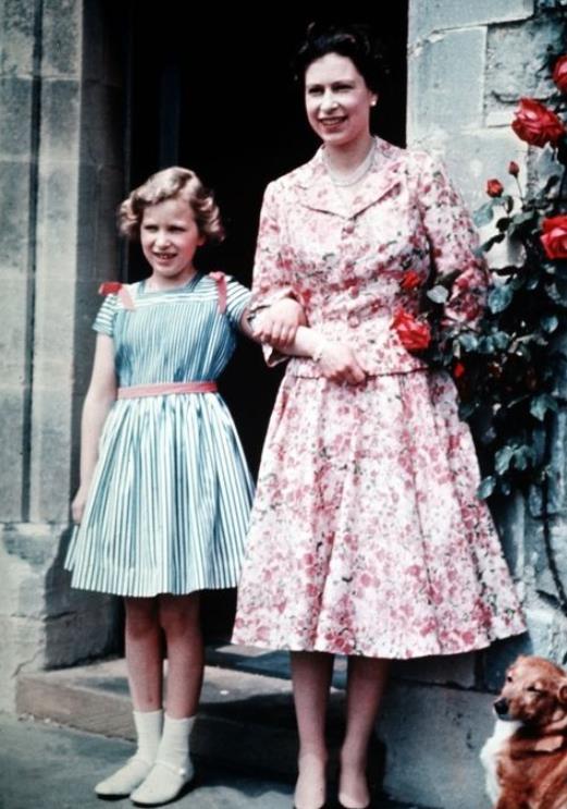 安妮公主,戴安娜,凯特小时候照,各英国王室女性小时候