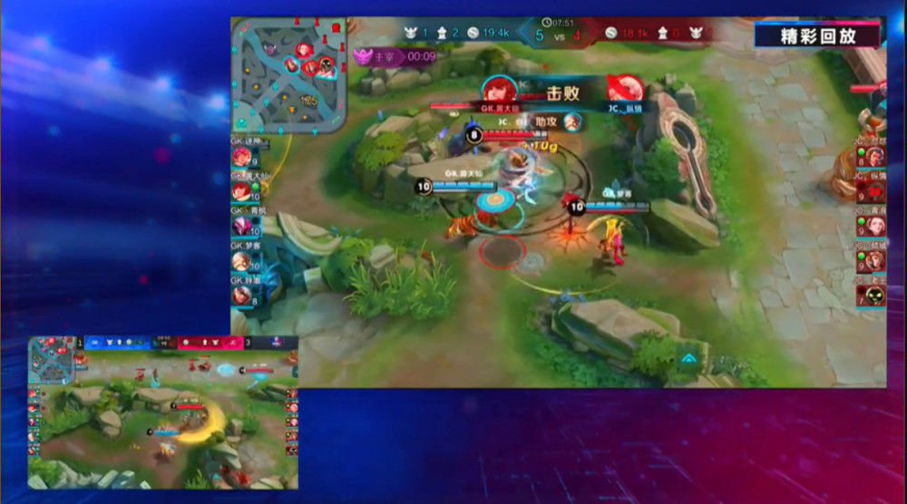 KPL综述:惊天大逆转!老帅缺阵GK让三追四淘汰