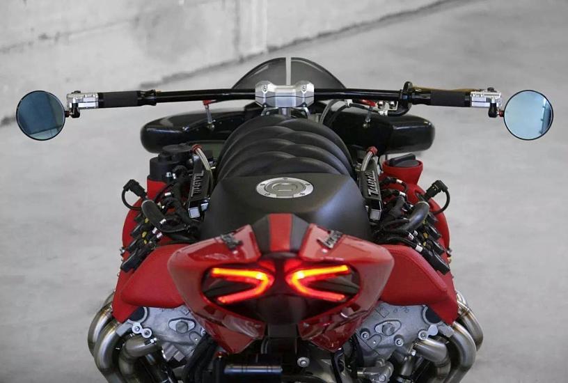 玛莎拉蒂v8引擎摩托车,全球仅10台470匹马力