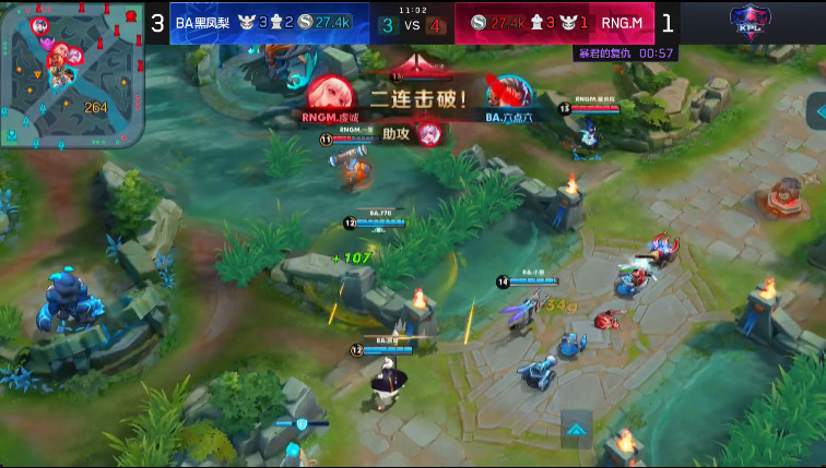 KPL季后赛综述:4:1击败RNGM!BA黑凤梨挺进