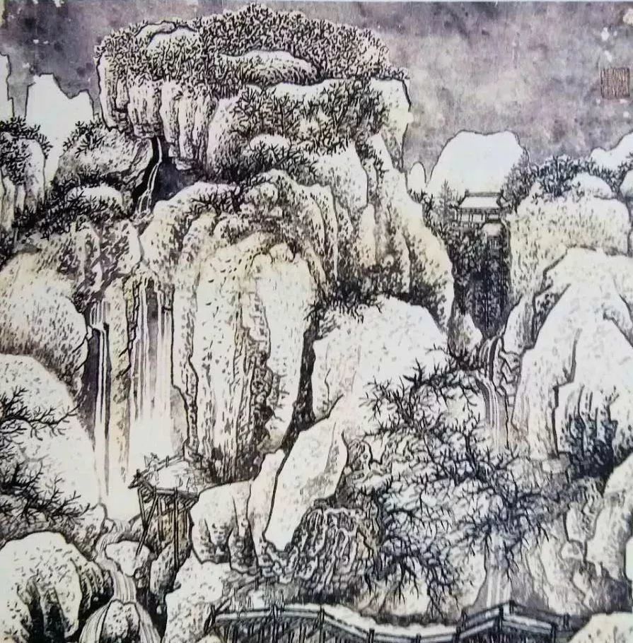 画法,山水画,黄秋园