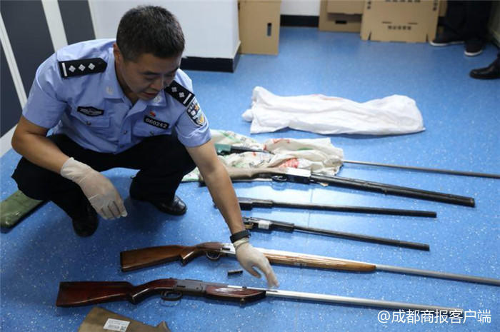 眉山破获制贩枪支案:男子外遇后手头紧 制枪贩