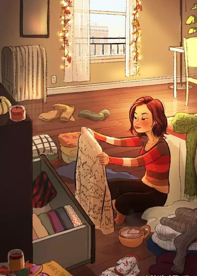 精选朋友圈暖心漫画:一个女人最舒服的生活状态……太
