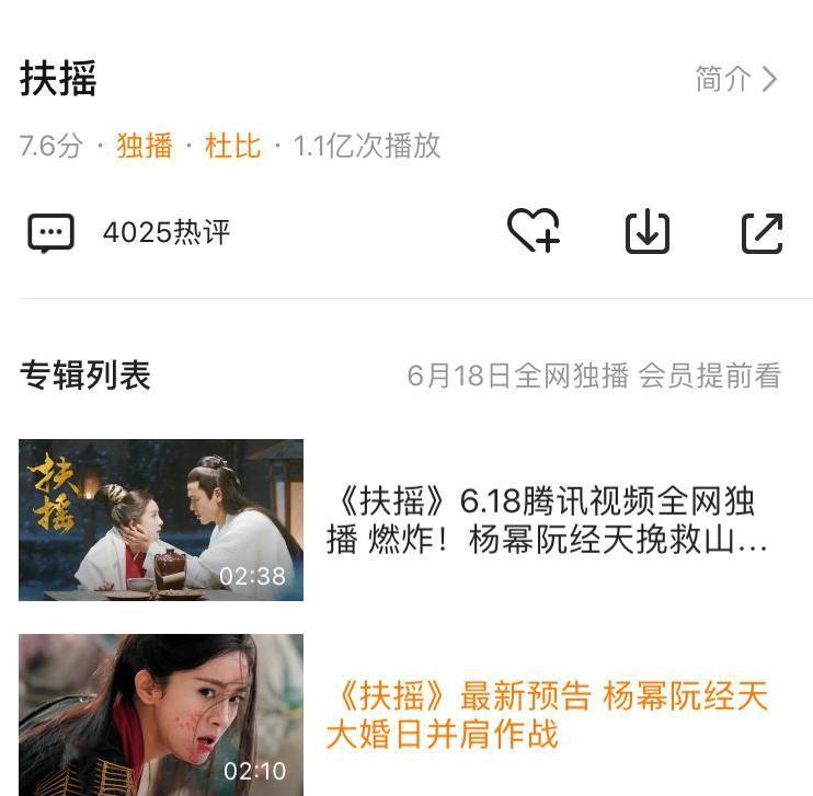 杨幂《扶摇皇后》强势来袭,花絮网播量已破亿