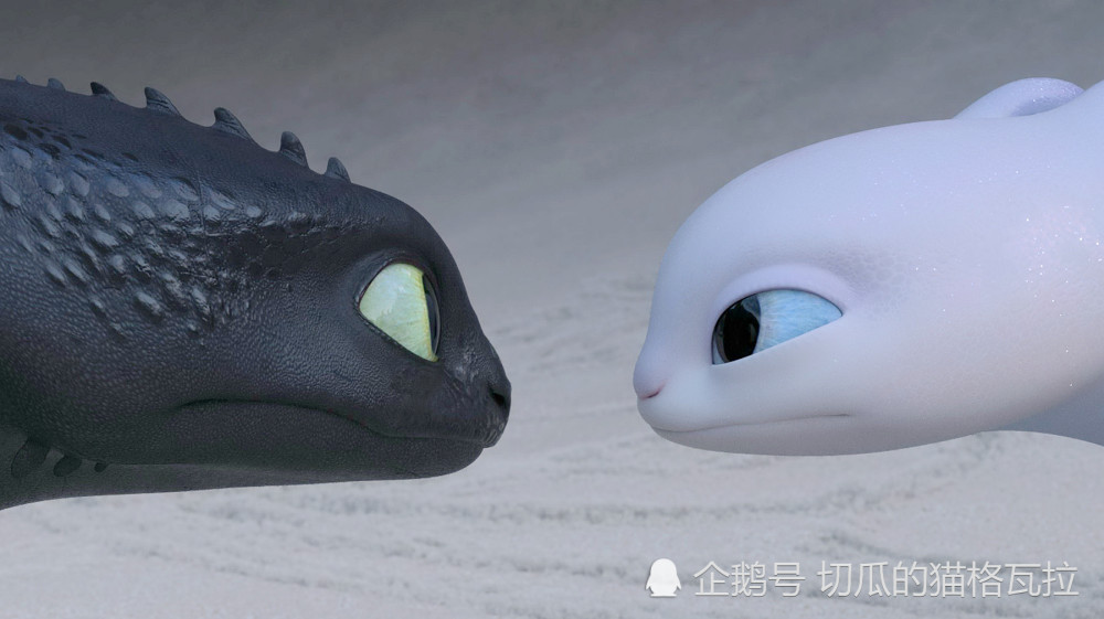 《驯龙高手3》中,无牙仔终于有女友啦!