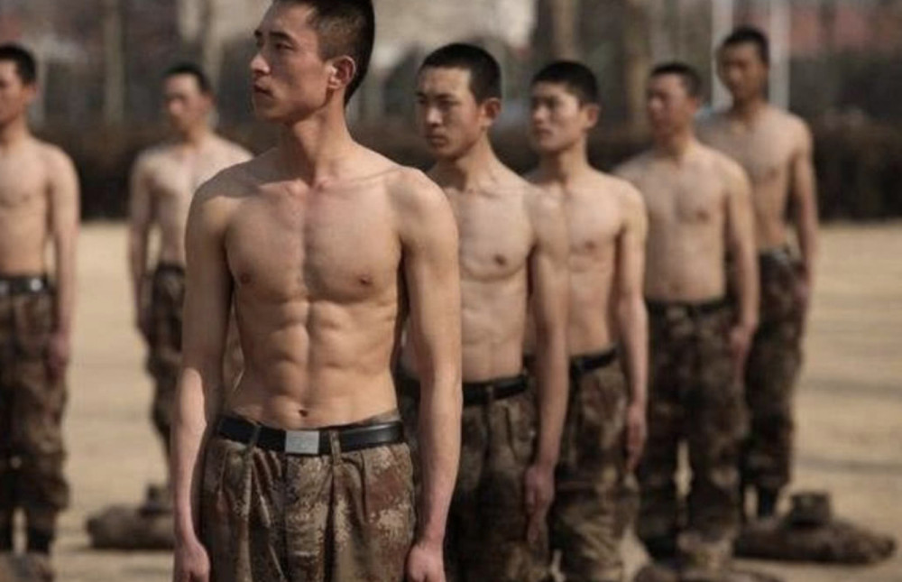 军人,肌肉,八块腹肌,中国军人