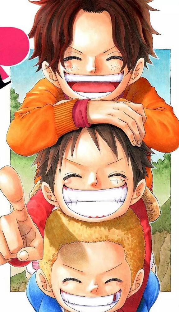 动漫海贼王:路飞三兄弟的高清壁纸,希望喜欢!