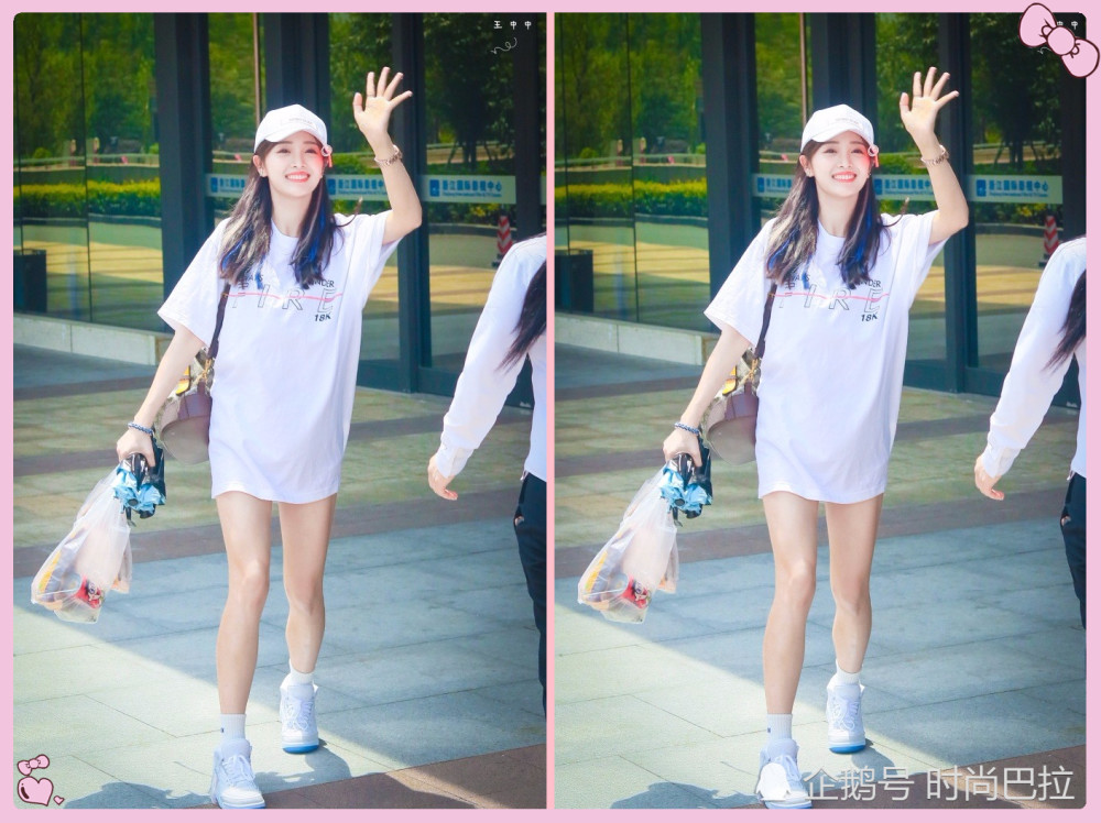 吴宣仪和杨超越同秀漫画腿,终于知道少女和女