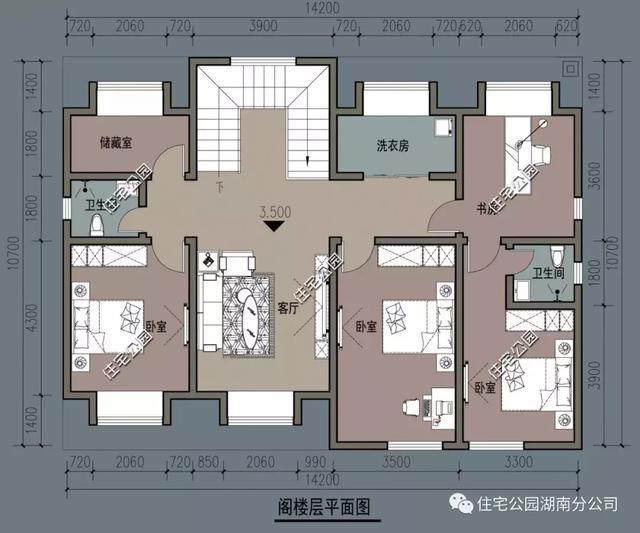 14x10米带阁楼的农村别墅,适合你家吗