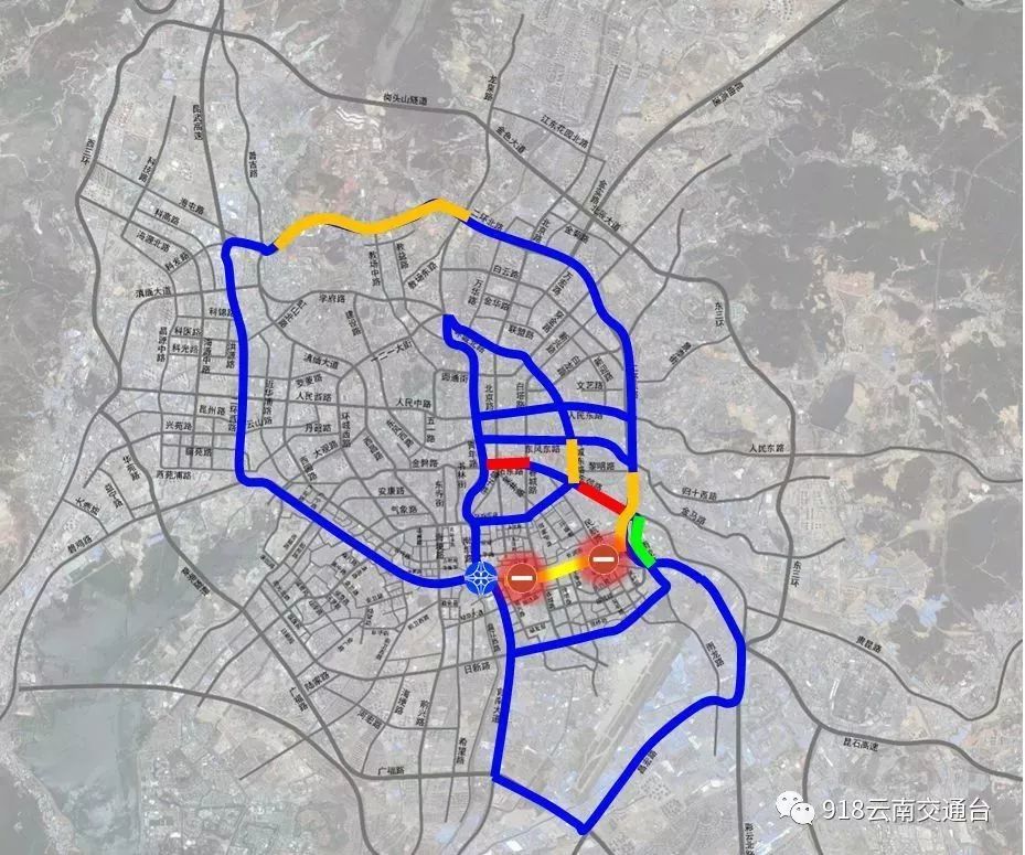 昆明南二环本周五开始提升改造 最全绕行路线看这里