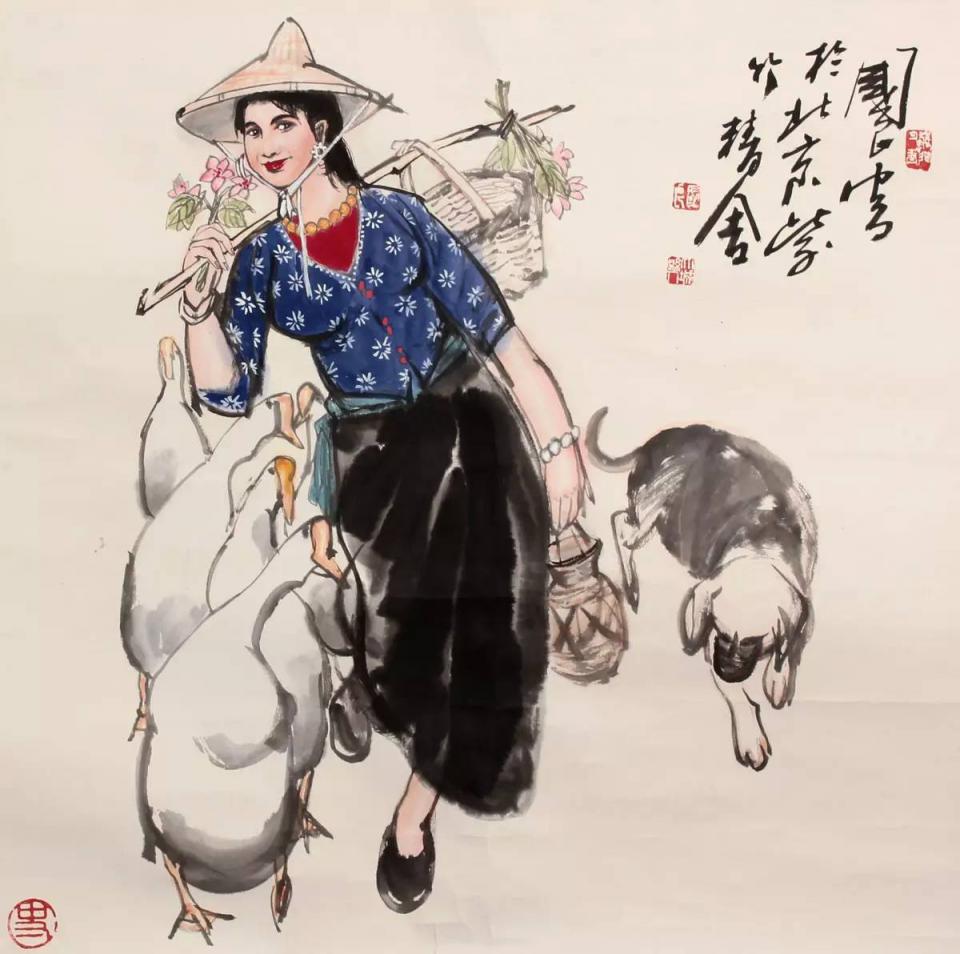 中国当代著名人物画家史国良作品赏析