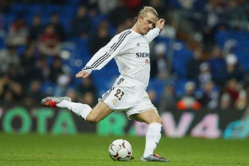 贝克汉姆职业生涯进了多少个任意球?