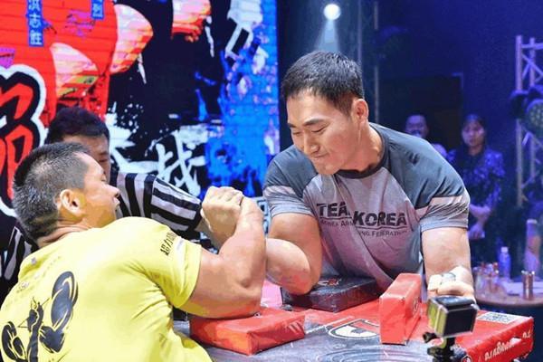 6月9日超级腕力联盟sal带来的2018中韩斗腕大战在京落下帷幕