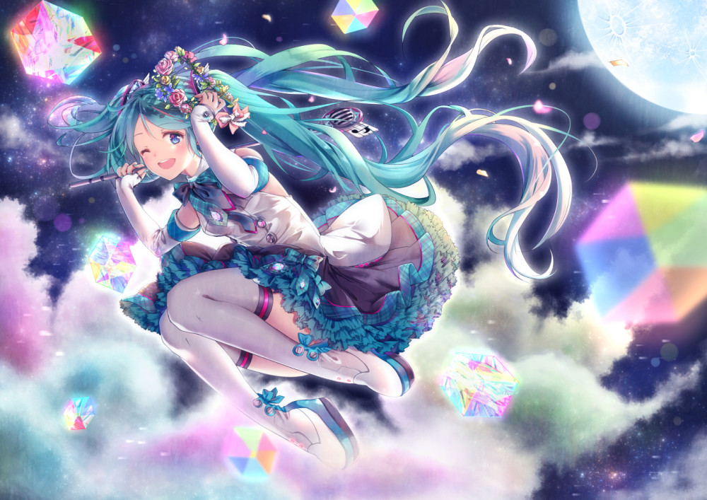 初音未来的动漫壁纸专辑,大图高清喜欢可以抱走
