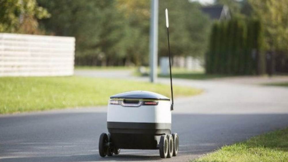 京东的无人快递车上路了!黑科技满满就能不拿