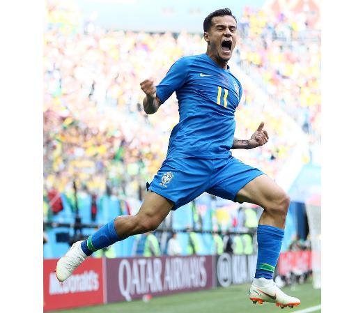 世界杯库蒂尼奥再显神威,内马尔彩虹过人门前