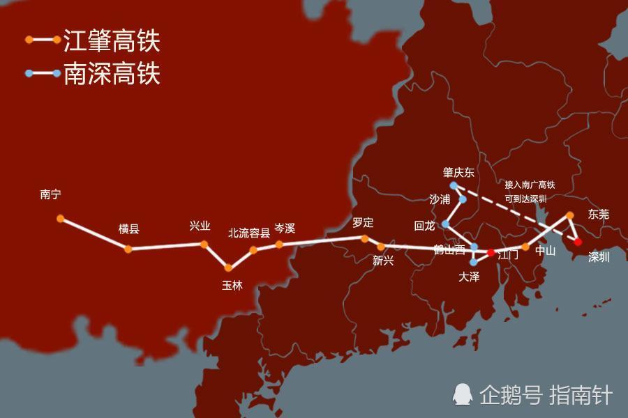 新规划曝光!江门未来将有6条高铁,可串起大半个广东