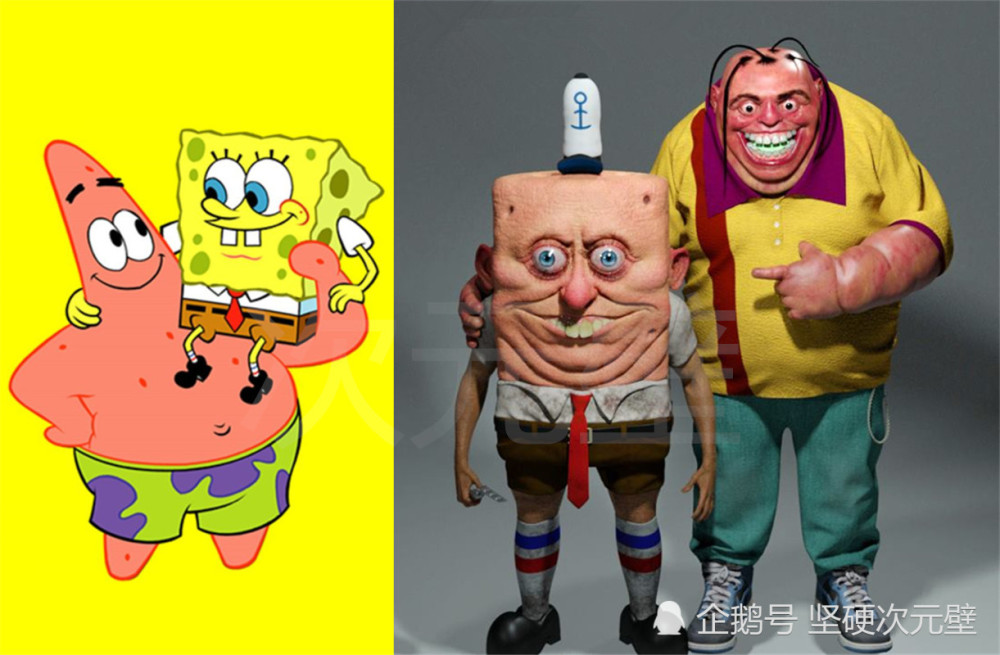 动漫角色"拟人化"会怎样?小猪佩奇变小姐姐,海绵宝宝太惊悚