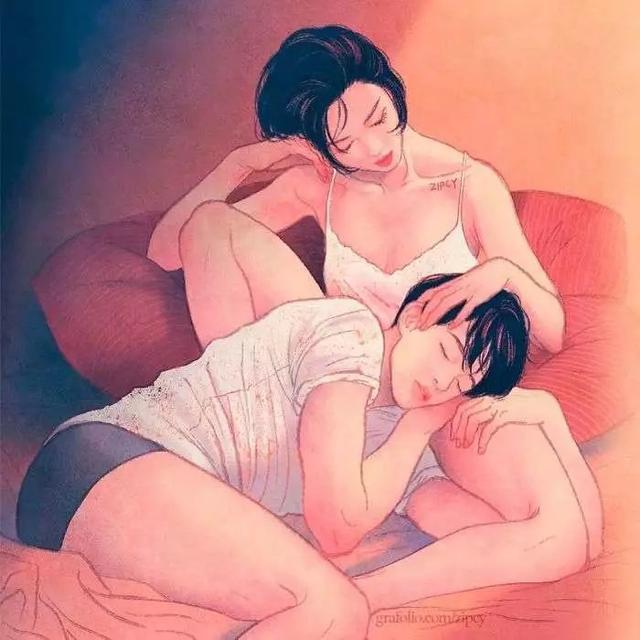 她画出了情侣羞羞的日常,让人心跳加快