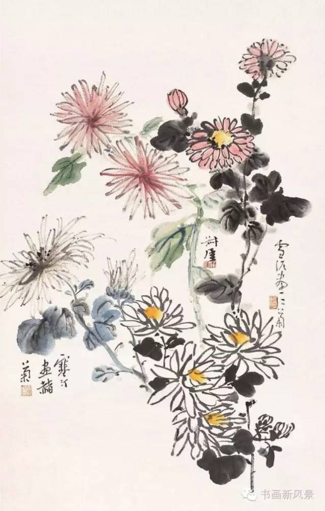 陈半丁 菊花