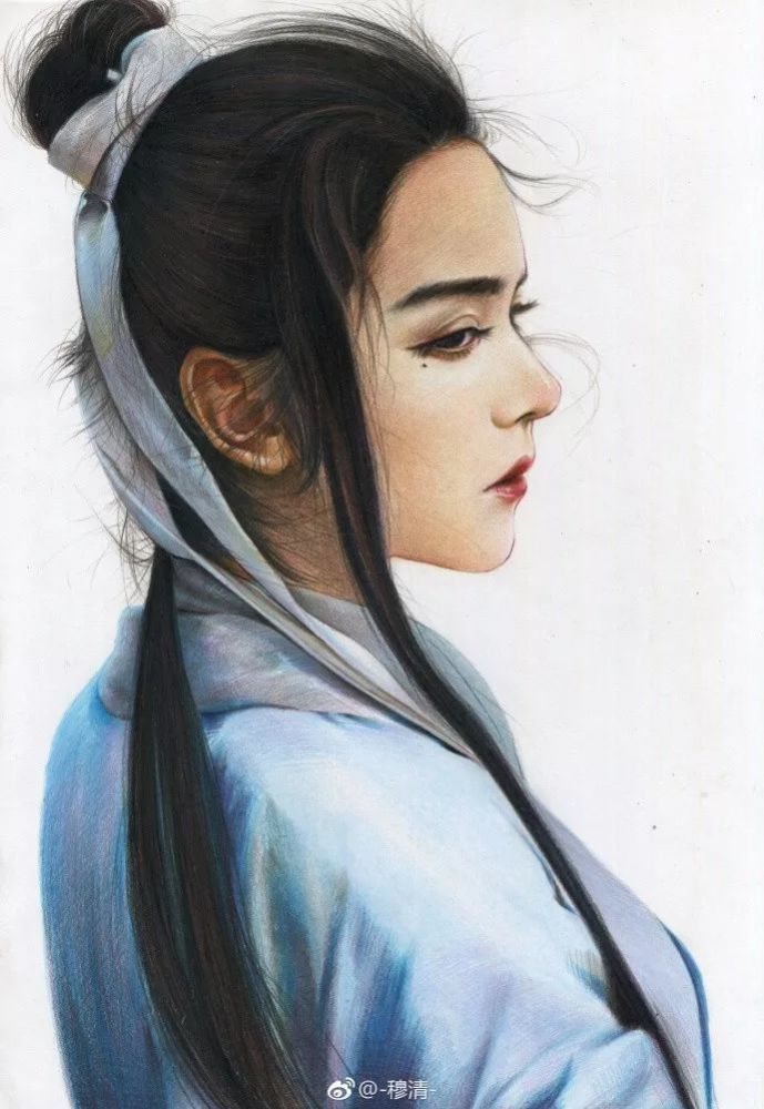 超详细古风彩铅人物步骤解析