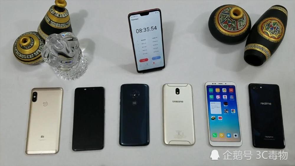 6部受热捧手机电池续航测试:小米红米倒数第二