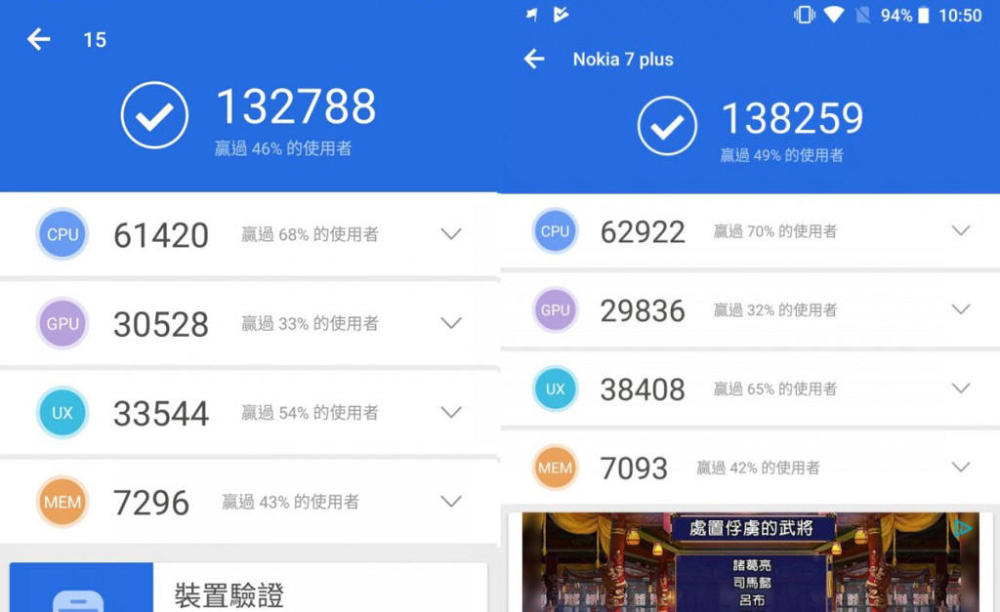 魅族15力拼诺基亚7plus:都是骁龙660 谁是中端机之王