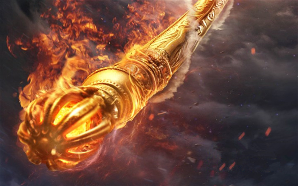 三个使铁棒的神魔,一个是观音的大弟子,另外两