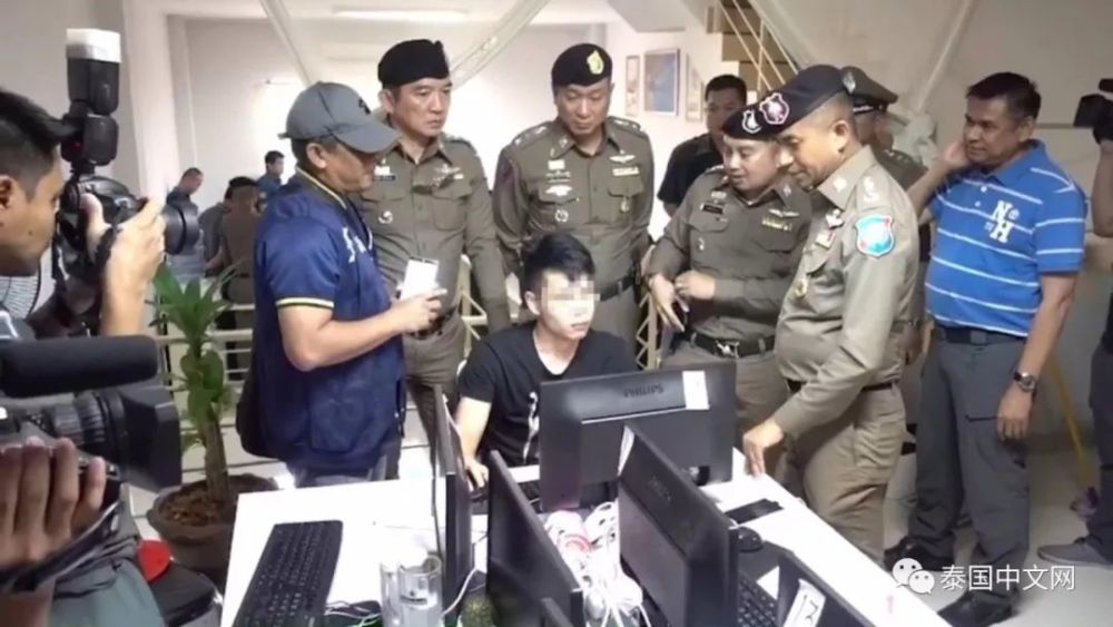 21名中国人持学生签在泰国非法炒股被抓