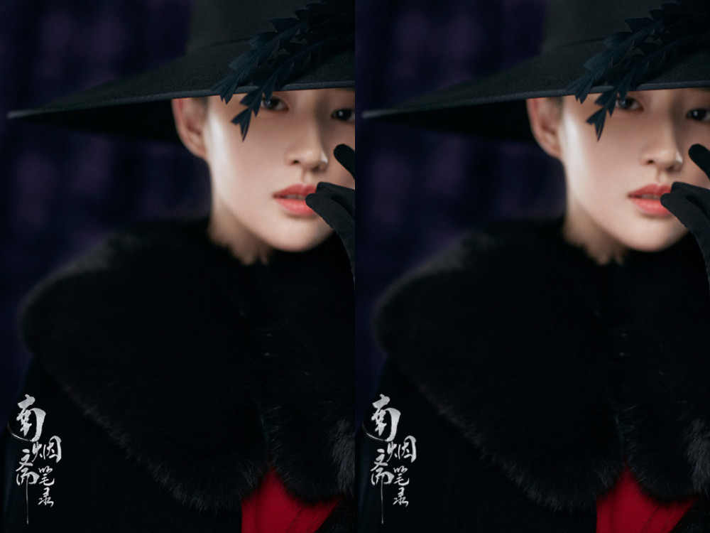 刘亦菲《南烟斋笔录》新剧照变身红衣佳人,美